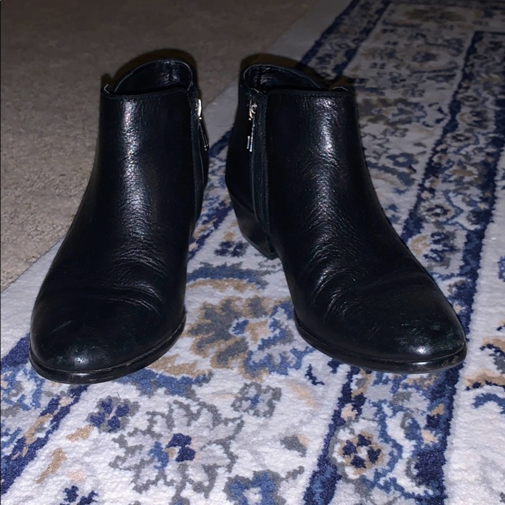 Sam Edelman Petty Booties - Black Leather